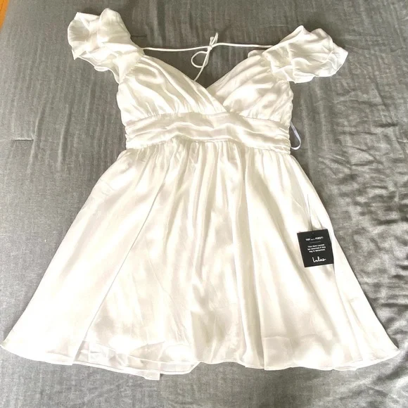 Lulus - White Dress - Picture 3 of 5